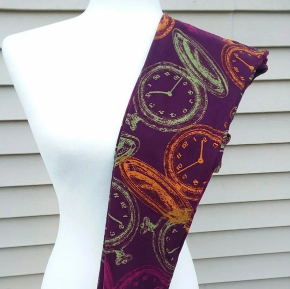 LuLaRoe Pants - LULAROE CLOCK OS LEGGINGS LuLaRoe Pants - LULAROE CLOCK OS LEGGINGS